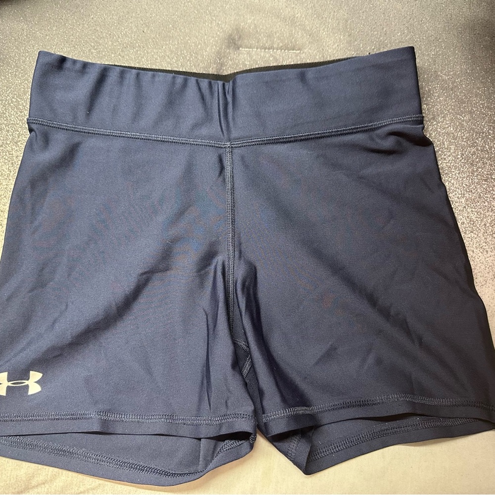 Under Armour Women's Dark Blue Athletic Shorts